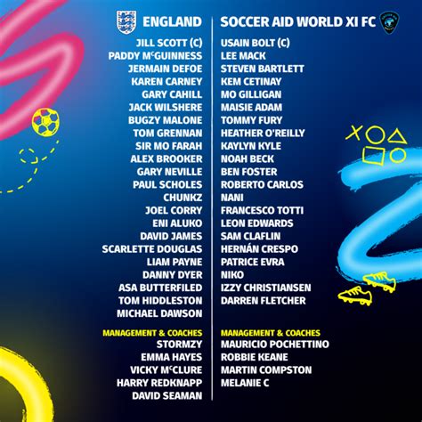 Soccer Aid for UNICEF 2024 line.